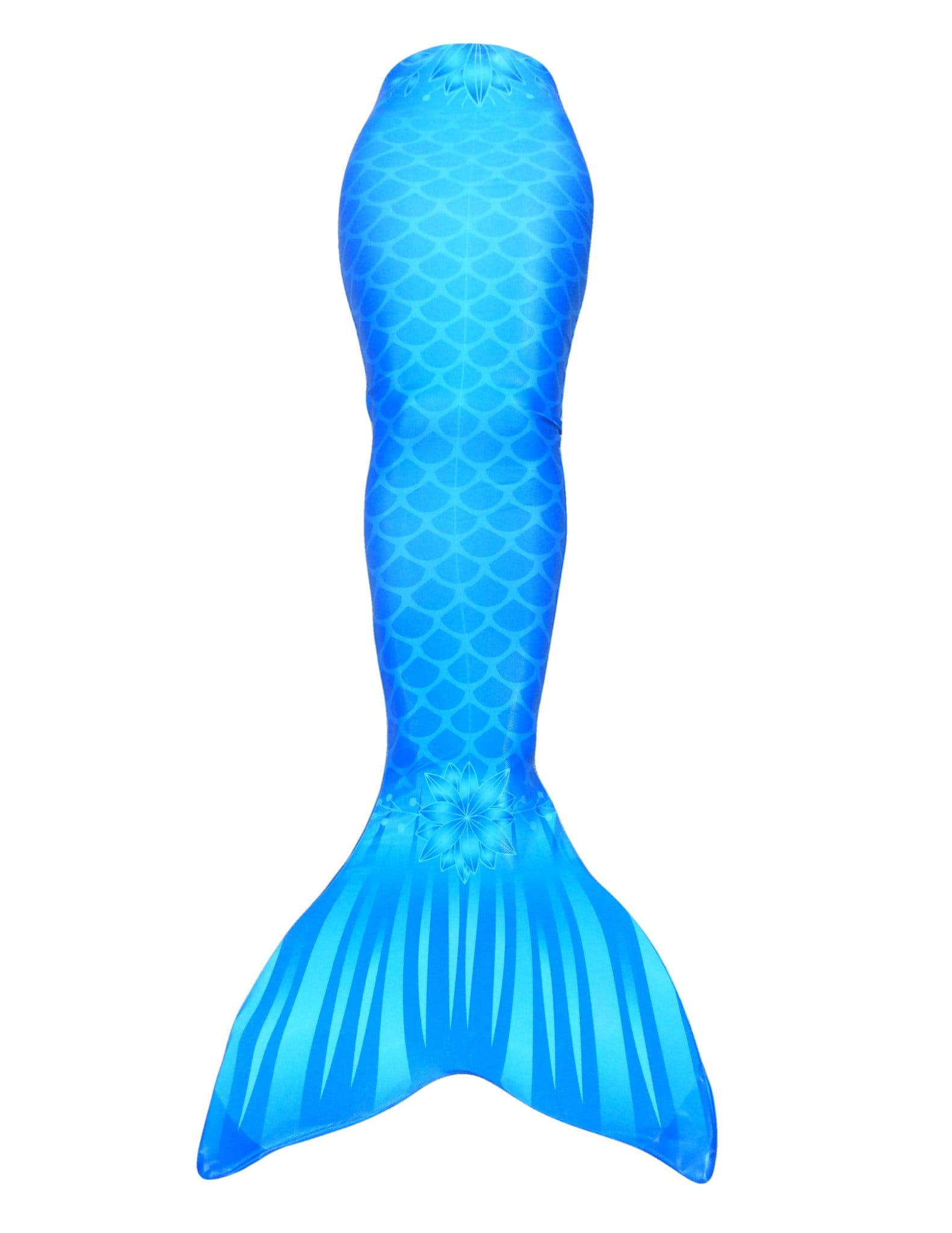 blue mermaid tail that is the perfect fabric mermaid tail for kids or adults