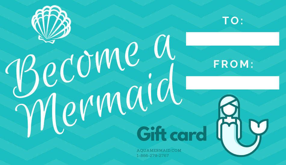 Mermaid class gift card